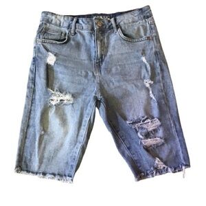 Wild fable distressed high rise shorts